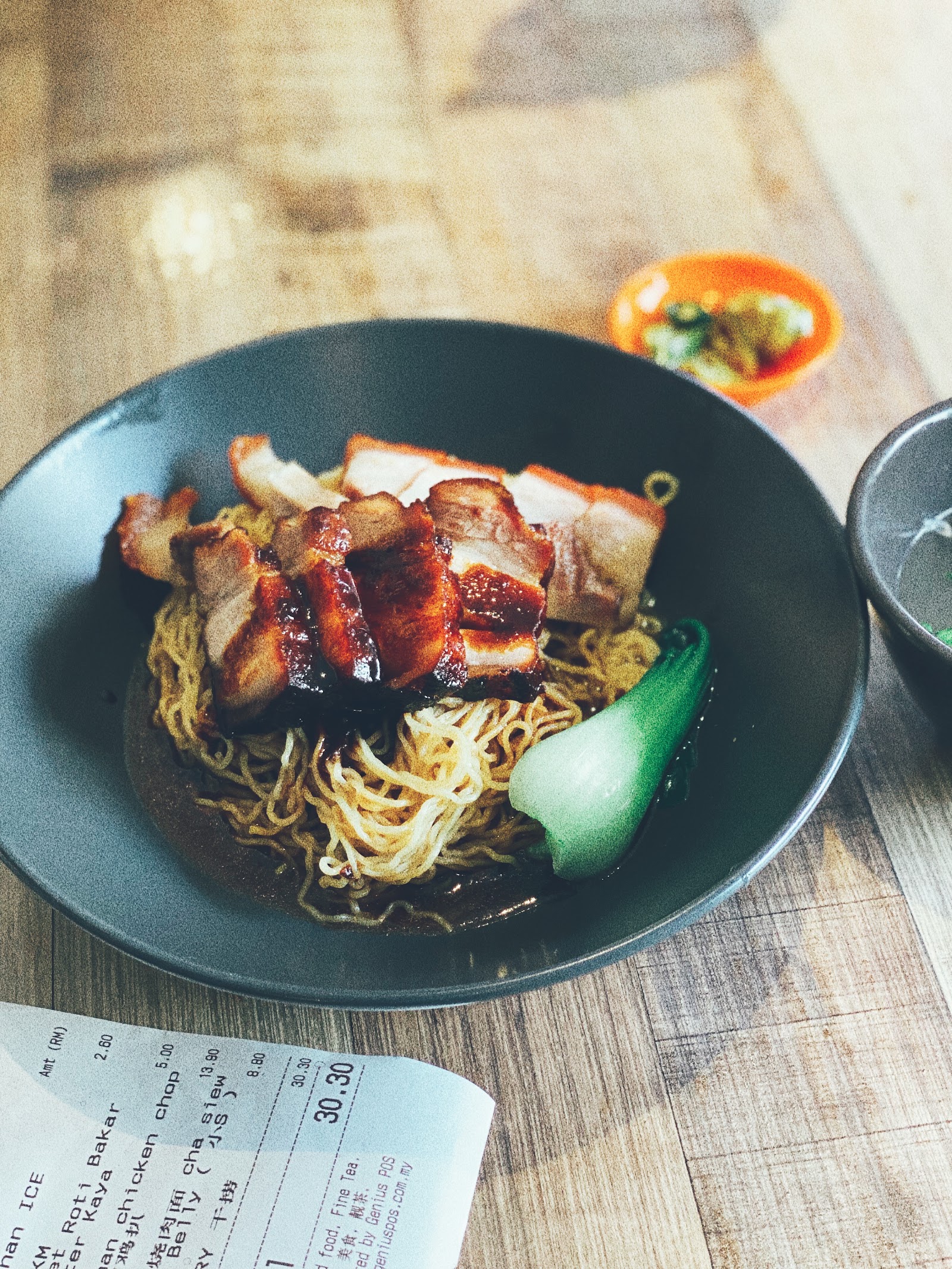 HONEY GLAZED CHA SIEW & ROASTED PORK BELLY MEE 叉烧烧肉面